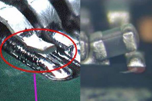 SMT生产线中翘脚和立碑有什么区别